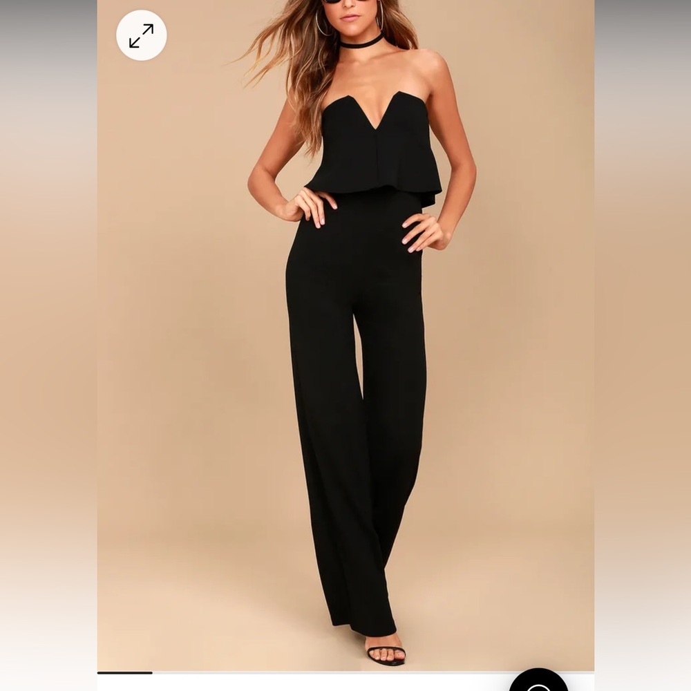 NWT Lulu’s strapless jumpsuit
